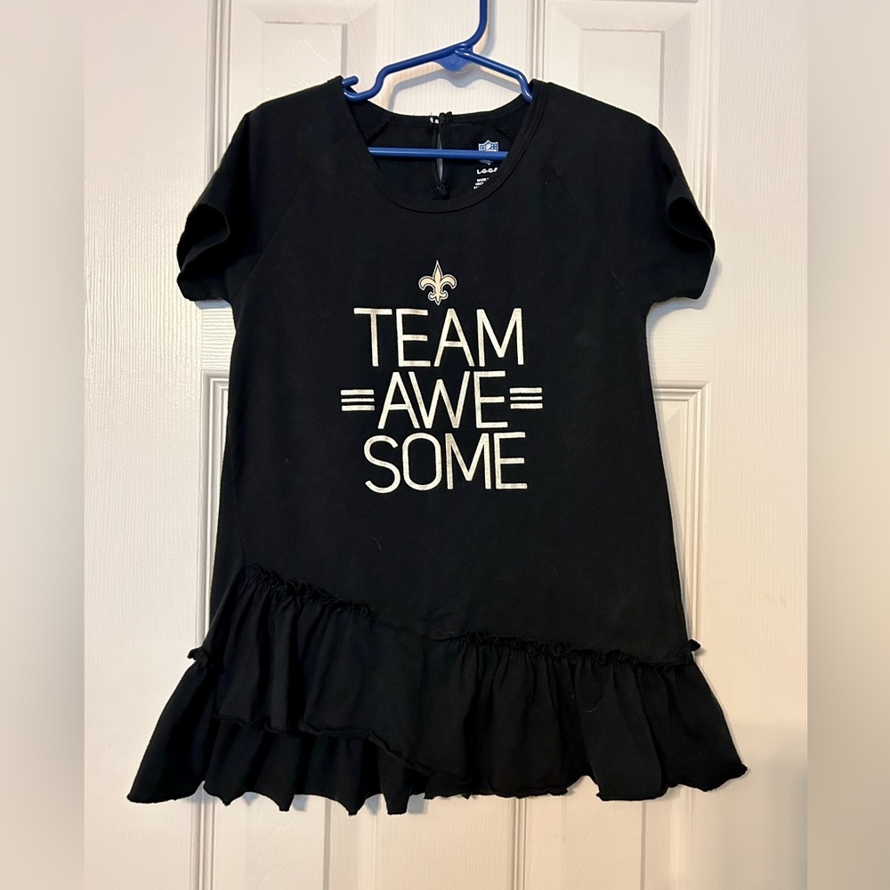 Girls 6 New Orleans Saints dress
